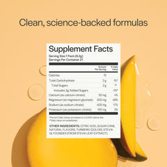 Gainful Hydration caffeine-free packaging communicates caffeine-free convenience.