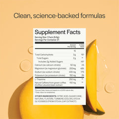 Gainful ingredients label emphasizes electrolytes magnesium and sodium.