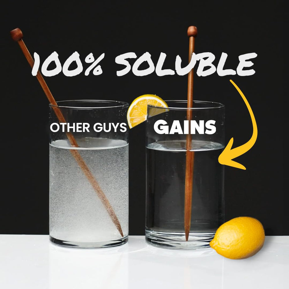 GAINS IN BULK Instantized Creatine with included scoop for easy 5 g servings