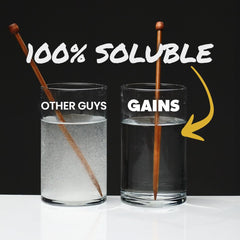 GAINSINBULK ideal for pre- or post-workout shakes with quick mixability.
