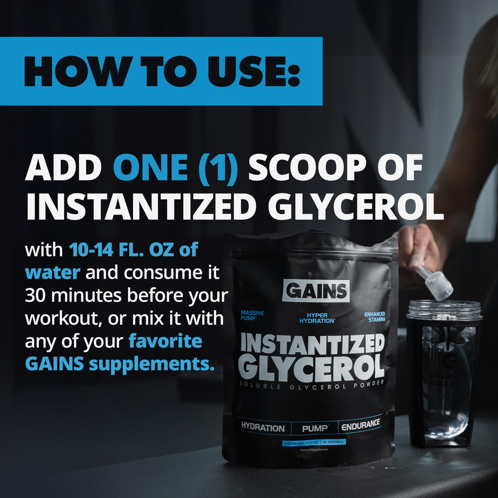 GAINS IN BULK sugar-free, unflavored label highlighting clean formula.