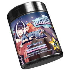 Gamer Supps AFK+ Lily's Lullaby hot cocoa scoop for easy nightly use.