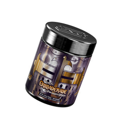 Gamer Supps GG Crusaderade pouring setup shows organic caffeine and nootropic blend