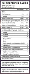Gamer Supps GG Crusaderade vitamin blend closeup with vitamins C, D3, B6, B12 and H