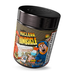Gamer Supps GG Energy CaseOh's Nuclear Bombsicle blue raspberry flavor for stamina.