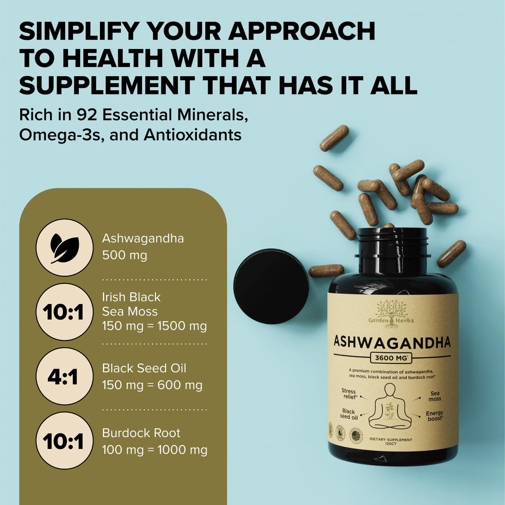 Garden of Herbz black seed oil bottle for daily wellness routine.