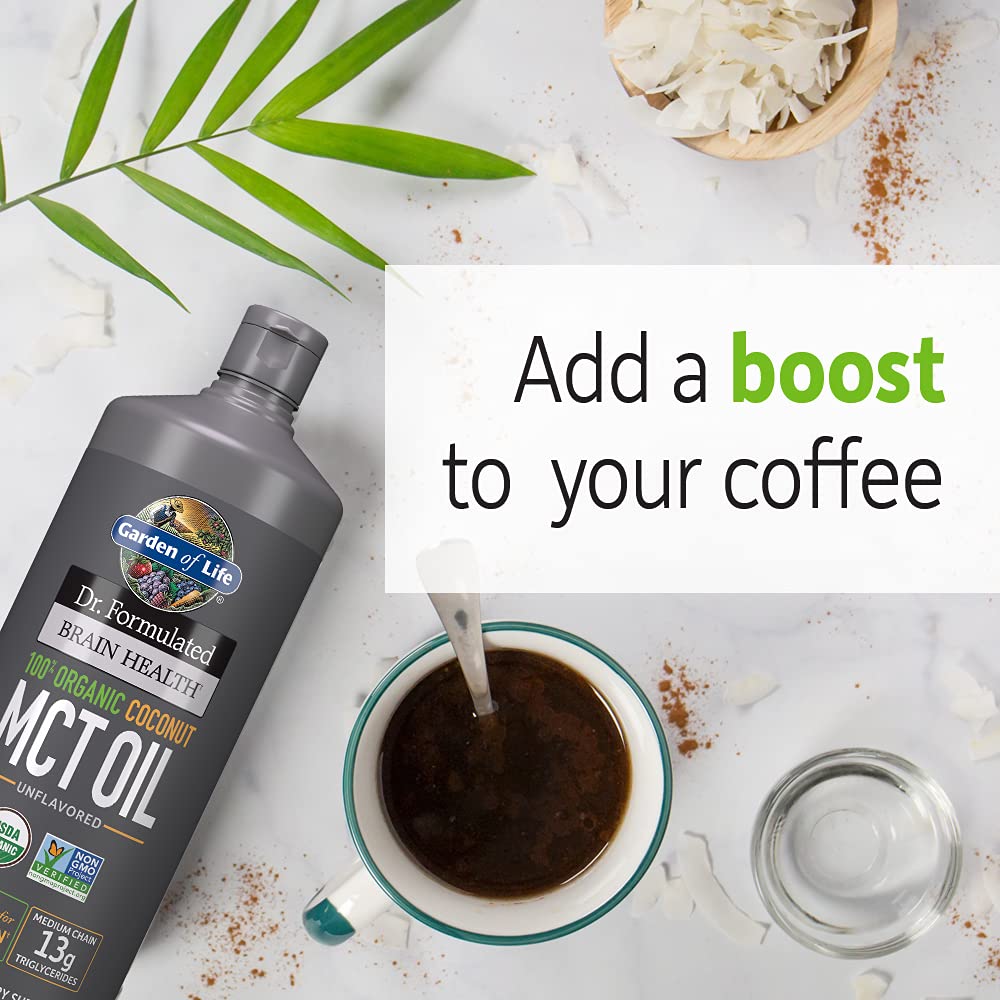 Shakes and smoothies gain a silky texture with 13g MCTs per serving.