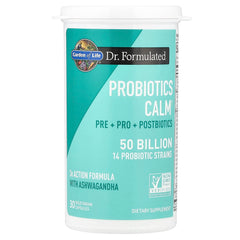 Garden of Life Calm postbiotics boost probiotic activity for resilient gut health.