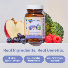 Garden of Life multivitamin uses water extraction to preserve nutrients for bioavailability.