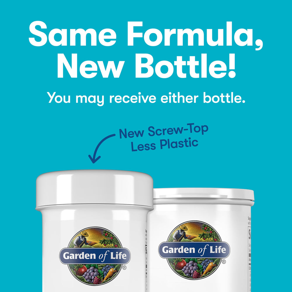 Garden of Life Immune Support capsules close-up highlighting probiotic blend for gut health.