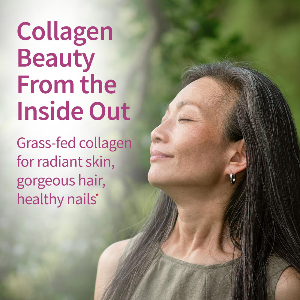 Garden of Life Collagen Beauty powder poured into glass of water
