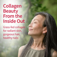 Garden of Life Grass-Fed Collagen Beauty powder ready to mix in beverages.