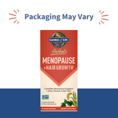 Garden of Life Herbals S-equol Trans-Resveratrol capsules promote overall well-being during menopause.