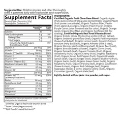 Garden of Life Gummy ingredient panel emphasizes clean gummy technology and no artificial flavors.