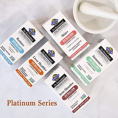 Garden of Life Platinum Series packaging on a clean product shot.