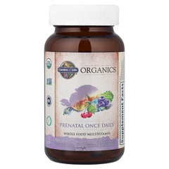 Garden of Life Prenatal folate from organic lemon peel supports daily nutrition