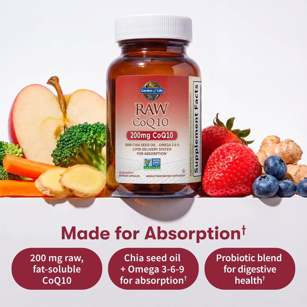 Garden of Life probiotic and chia oil blend aids digestion.