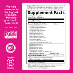 Garden of Life shelf-stable probiotic packaging for convenience