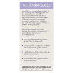 Garden of Life RAW Prenatal bottle in daily-use routine setup.