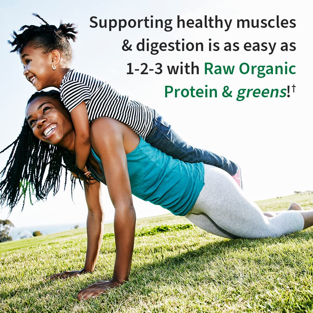 Garden of Life Raw Protein & Greens vanilla scoop for daily nutrition