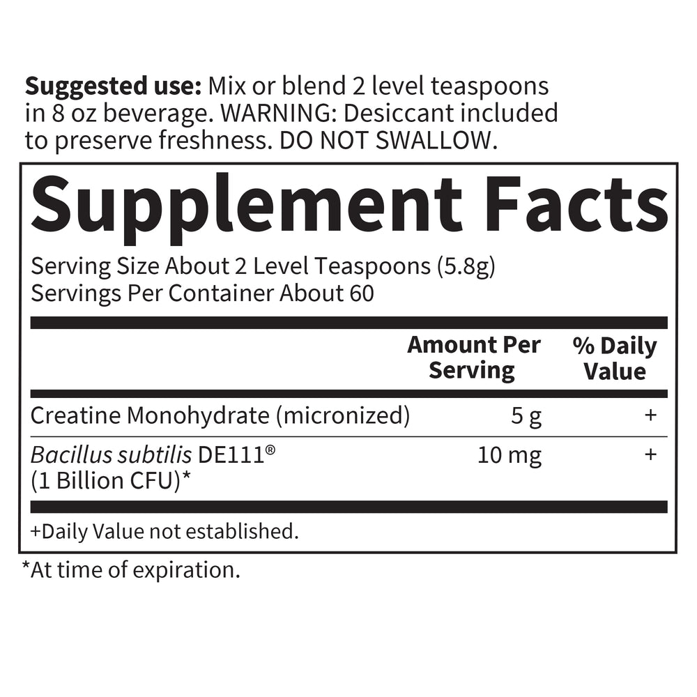Athlete mixing pre-workout shake with Garden of Life SPORT Creatine.