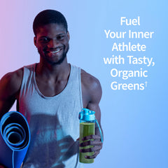 Garden of Life SPORT Organic Greens featuring Reishi and Chaga mushrooms for variety