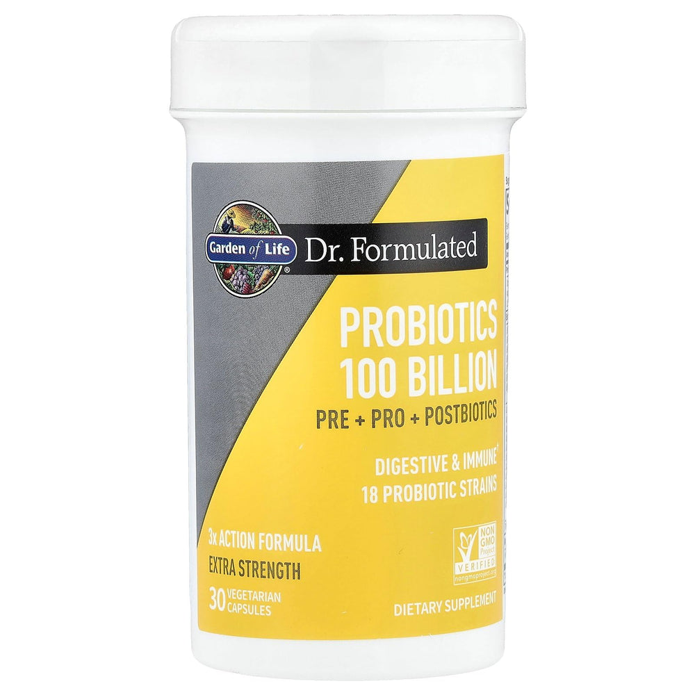 Garden of Life upcycled postbiotics image showcases sustainable formulation detail.