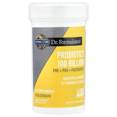 Garden of Life upcycled postbiotics image showcases sustainable formulation detail.