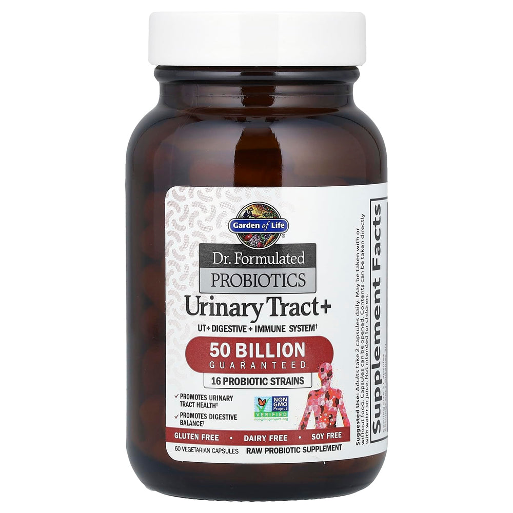 Garden of Life Urinary Tract+ cranberry-ingredient image highlights natural urinary tract support