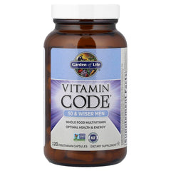 Capsules poured into a glass, suggesting a simple daily routine for mature men