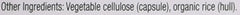 Garden of Life Vitamin Code 50 Wiser Women’s Multi label close-up shows RAW nutrient origins.