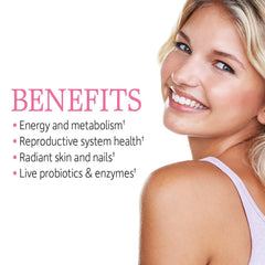 Garden of Life Vitamin Code Raw One for Women raw fruits and vegetables highlight.