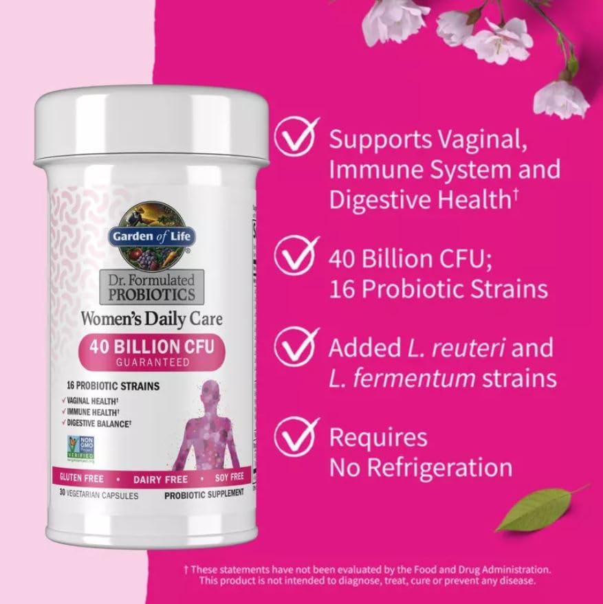 Garden of Life Daily Care pour showing convenient capsule serving.