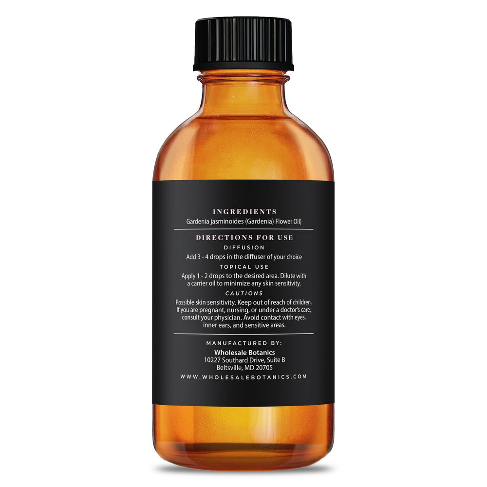 Gardenia essential oil 4 oz bottle for candles and room sprays
