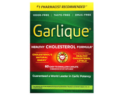 Garlique easy-swallow-caplets designed for daily use.