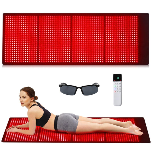 GarveeHome red light therapy mat full view for home relaxation.