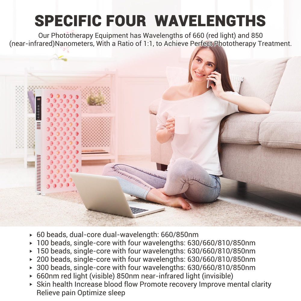 GarveeHome RT base 60‑degree beam angle demonstrates wide treatment spread