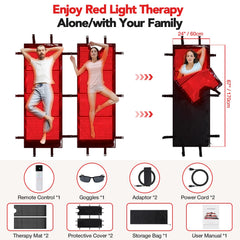 GarveeHome two-mat setup enables full-body warmth therapy at home
