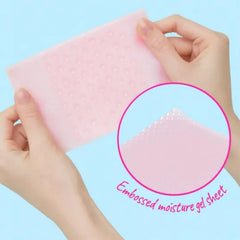 Foot patch close-up showing gentle cooling gel and adhesion.