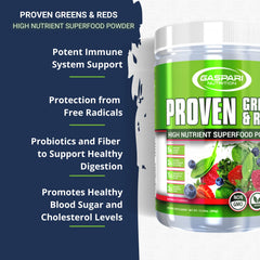 Gaspari Nutrition Greens and Reds powder scene for daily wellness