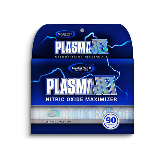 Gaspari Plasmajet bottle pour supports quick intake during workouts.
