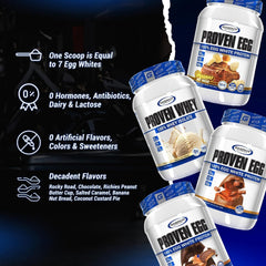Gaspari Proven Egg ingredients list emphasizes pure protein and minimal additives.