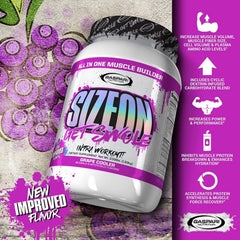 Gaspari SizeOn Lola amino acid salt close-up highlighting ammonia-management potential