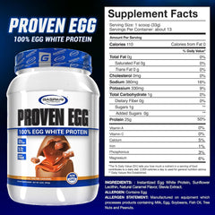 Gaspari Proven Egg being poured into a glass for a smooth shake