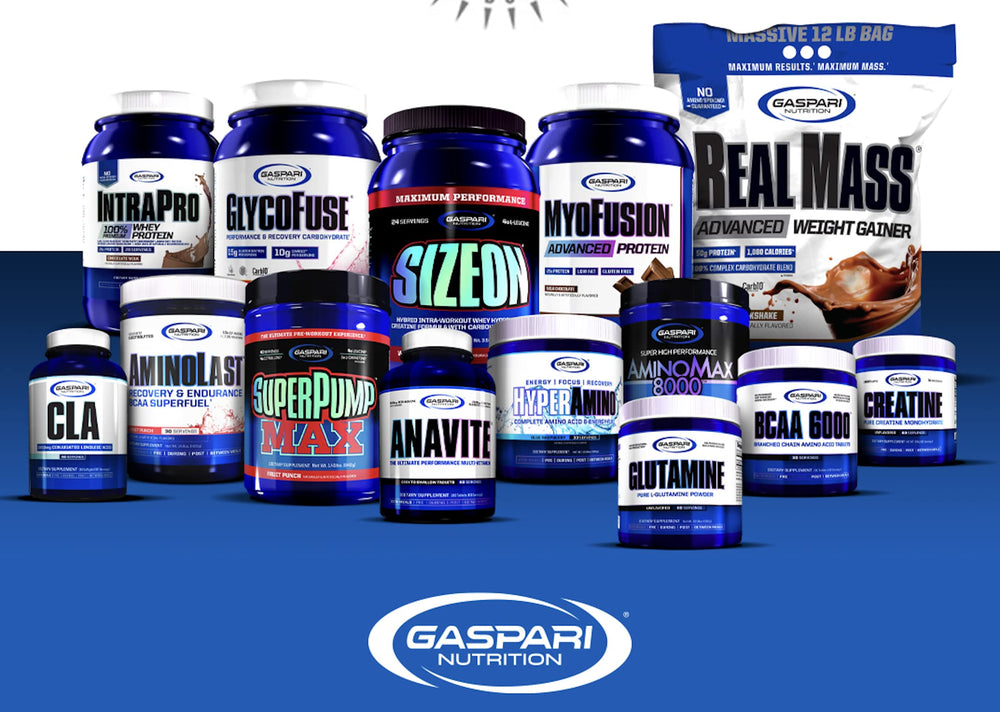 Gaspari Proven Whey packaging suggests convenient storage at the gym