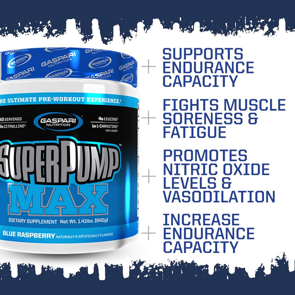 Gaspari SuperPump Max front label closeup communicates quality and trusted ingredients.