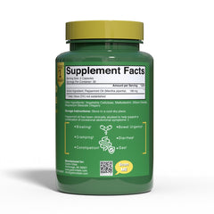 Gastro-Vitale label closeup highlights vegan gelatin-free formula.