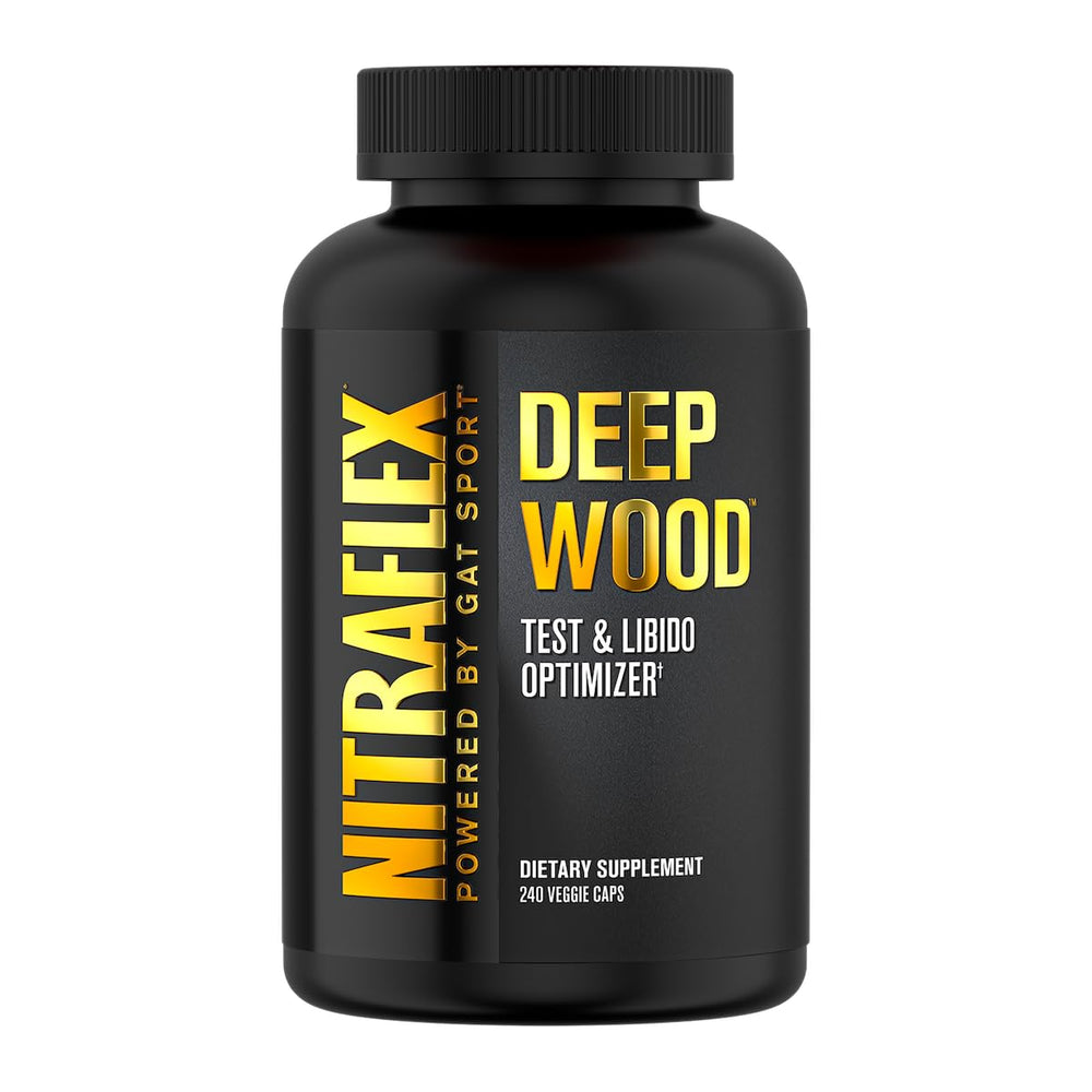 GAT SPORT Deep Wood bottle front view for vitality and performance support