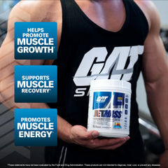 GAT SPORT JetMass Strawberry Lemonade mixed drink after training session.
