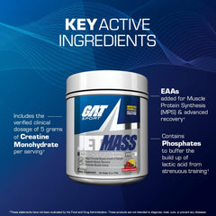 GAT SPORT JetMass Tropical Ice serving-glass captures refreshing flavor during workouts.